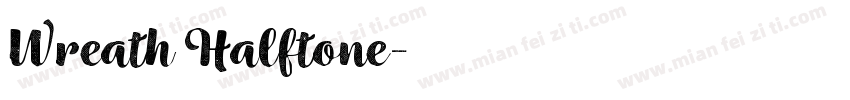 Wreath Halftone字体转换